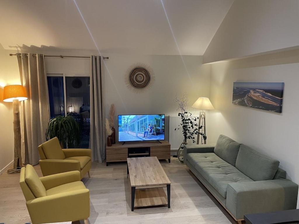 Ville Les Flots Bleus Proche Golf Arcachon ลาเตสเตอ-เดอ-บูค ภายนอก รูปภาพ